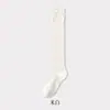 Calcetines de Malla Transpirable Ultra Delgados con Lazo para Primavera y Verano, Calcetines Largos sin Costuras para Mujer