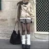 Moda Femenina Versátil de Moda Doble Botonadura Solapa Cuello Alto Dobladillo Ajustable Cortavientos Chaqueta Otoño 2026