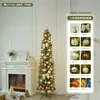 Decoración Navideña Set Árbol Lápiz Cifrado Simulación Árbol de Navidad Nuevo Sala de Estar Hogar Adornos DIY De Pie