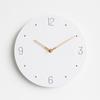 Reloj de pared de madera MDF, redondo, de madera, para sala de estar, dormitorio, silencioso, de 12 pulgadas