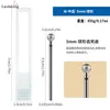 Broca de Diamante para Preparación de Uñas, Diámetro de Vástago de 2.35 mm, Universal para Eliminar Cutículas, Broca de Diamante para Uñas