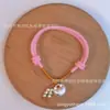 Accesorios para Pulseras DIY de Plata Pura 999, Dijes de Fortuna Gorditos Grandes y Pequeños, Hilo Rojo para Tejer Pulseras de Tipo Tirar al por Mayor