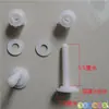 Base de parafuso de assento de vaso sanitário antigo acessórios de tampa de vaso sanitário trava de fundo retangular fixação de montagem inferior porca de fixação haste de parafuso redonda de plástico