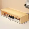 Soporte para computadora ajustable en altura, elevador de monitor para oficina, estante de madera para escritorio, base elevada para computadora de escritorio