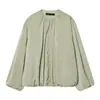 Estilo Europeo y Americano Transfronterizo Z Nueva Moda Elegante Ropa para Mujer Chaqueta Bomber de Manga Abullonada 8372102