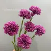 Tacto Realista Flor de Clavel Artificial Hidratante Flor de Seda de un Solo Tallo Decoración del Hogar Ramo para el Día de la Madre Arreglo Decorativo