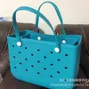 Acessórios Fofos Férias de Verão Bolsa com Furos Bolsa de Ombro em EVA Mini Bolsa de Praia de Gelatina DIY Bolsa de Mão