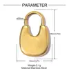 Bolso con Ruedas Transfronterizo Patines Acero Inoxidable Colgante DIY Estrella Femenina Ojo del Diablo Collar Acero de Titanio Colgante de Joyería