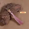 Borla de Danza del León Flecos Estilo Chino Clip para Cortina de Año Nuevo Cuerda Colgante Cuerda de Nudo Chino Accesorios para Ropa Colgante de Borla