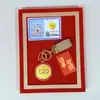 Oro Puro 999 Gama Alta Exquisito Regalo Día de San Valentín Chino 520 Paz y Alegría Princesa Por Favor Haz Galletas de la Fortuna para que Otros las Regalen Venta al por Mayor