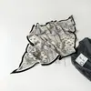 Lenço de Seda Estampado Levemente Luxuoso para Mulheres, Lenço Triangular, Lenço Triangular Decorativo de Seda, Lenço de Pescoço, Xale, Atacado