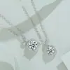 Collar Cuadrado de Diamantes Super Brillante, Nicho Femenino Gama Alta 2025 Nuevo al por Mayor Verano Ins Cadena Clavícula Circonita Llena de Diamantes