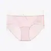 Ropa Interior Fina de Verano para Mujer Braguitas de Cintura Media que Cubren las Caderas con Entrepierna Inferior Extendida Cómodas de Encaje Empalmado Antibacteriano