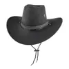 Sombrero de Vaquero del Oeste Americano de Amazon Transfronterizo Gamuza Viaje al Aire Libre Sombrero de Sol Jazz para Hombres y Mujeres Sombrero de Caballero