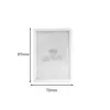 Película de Tarjeta de Dos Capas 3 pulgadas Película Transparente para Tarjeta de Identificación Portatarjetas de PVC Tarjeta Estrella Tarjeta de Ídolo Película Protectora Película para Tarjeta