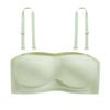 Íntimos sin tirantes de alta calidad para mujer, Sujetador envolvente sin costuras con tira de gelatina para senos pequeños para mujer, Estilo bandeau invisible antideslizante
