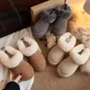 Primeiro Encontro Ji Botas de Neve Grossas Acolchoadas de Veludo para Mulheres Inverno Novo Bico Redondo Quente Botas Curtas de Pelo Sapatos de Algodão