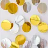 Estrela de Cinco Pontas Peça Redonda Guirlanda de Costura Aniversário Feriado Decoração de Festa de Casamento Peça Longa de Cordão de Papel Decoração de Quarto Estilo Ins