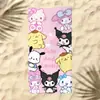Toalla de Playa Sanrio Patrón de Dibujos Animados para Niños Gato Kitty Estampado Toalla de Baño Microfibra Secado Rápido para la Playa Toalla de Natación