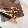 Cinto Elástico Fino Estilo Novo Francês Simples Versátil Decorativo Saia Suéter Cinto Fino Fivela Feminina Cinto Pequeno