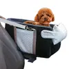 Asiento de Seguridad Nuevo para Perros Pequeños en Coche Lazo Lindo Portátil Consola Central Portátil Nido Portátil para Mascotas