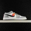 Air Aj1 Jordan 1 Low Entrenamiento Alemán Color Samba Clásico Unisex de Caña Baja Deportivas Casuales Baloncesto Tenis