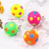 Flash elástico farpado bola de massagem bola 6.5cm soando luminoso bola de massagem de futebol brinquedo tenda brinquedos atacado