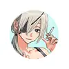 Anime Chainsaw Man Chainsaw Man Pava Makima Insignia Insignia de Hojalata de 58 mm