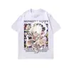 Talla Europea TransfronterizaForma NikaEstampado LuffyMarca de Anime de ModaCamiseta Holgada de Manga Corta VeranoEstilo Americano Resistente