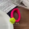 Nueva Diadema Dulce de Frutas Estilo Coreano para Niños, Diadema de Bola Alta Elástica, Anillo de Toalla Versátil Accesorio para el Cabello para Niñas
