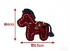 Novedades en Stock Accesorios de Pony Hechos a Mano Solubles en Agua Parches Bordados para Suéter de Lana Adornos para Funda de Teléfono Accesorios para Pasadores de Pelo