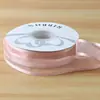 Cinta de organza de borde ancho de 2.5 cm para empaquetar ramos de flores, cinta decorativa para envolver regalos DIY, suministros para floristería