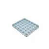 Caja de Plástico Transparente de 36 Compartimentos para Organizar Joyería, Herramientas de Ferretería y Componentes Electrónicos