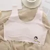 Ropa interior de seda helada para niñas en verano, para estudiantes de primaria de 6 a 12 años, chaleco transpirable y ligero para niños en su período de desarrollo