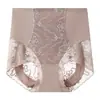 Calcinha de Renda Modeladora Pêssego Pressionada Levemente, Algodão Antibacteriano com Entrepierna Estendida, Cintura Alta, Controle de Barriga, Levanta Bumbum, Sem Costura, Roupa Íntima Feminina