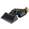 Cargadora compacta de orugas de perfil ultrabajo para uso doméstico, en almacenes y talleres, Cargadora compacta de orugas controlada remotamente