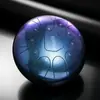 Luru Barniz Perlado Tambor Etéreo 11 Tonos 10 Pulgadas Estilo Triángulo Handpan Tambor de Lengua de Acero Instrumento de Percusión para Principiantes