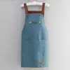 Delantal Transfronterizo con Impresión de Logo Personalizado, Impermeable, Resistente al Aceite, Resistente a las Manchas, Alta Calidad, Ropa de Trabajo Elegante para Hombre para Uso en Cocina y Hogar