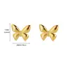 Pendientes con Forma de Corazón y Lazo Estilo Dulce, Acero Inoxidable Chapado en Oro de 18 Quilates, Elegantes, Modernos y de Alta Gama para Mujer, Estilo Nuevo