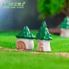 Micro-Paisaje Creativo Conejo y Oso Lindos Árbol de Jardinería Casa del Árbol Paisajismo Decoración DIY Accesorios Adornos Pequeños