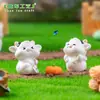 Paisaje en miniatura, figuras creativas y lindas con temática de granja, adorables vaquitas, accesorios decorativos DIY para jardinería y paisajismo, adornos pequeños