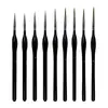 Conjunto de Canetas de Linha de Gancho de Cabelo de Lobo Transfronteiriço Preto Ultrafino Cabo Triangular Aquarela Acrílico Guache Pincel para Pintura a Óleo Pintado à Mão Fabricante