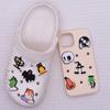 Nuevos dijes de zapato de dibujos animados de Halloween, Decoraciones divertidas para hebillas de zapatos, Venta al por mayor transfronteriza de accesorios para zapatos de zueco de goma blanda