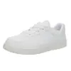 Sapatos de Treino Moral de Sola Reta para Mulheres 2025 Novo Primavera/Verão Retrô Nicho Versátil Tênis Esportivos Moda Casual Sapatos Brancos