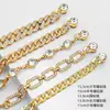 Corrente para capa de celular cravejada de diamantes, corrente de pulso de luxo na moda, acessórios de strass em liga, pingente de bolsa DIY, atacado