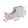 Portalápices Almacenamiento de Oficina Decoración Patrón de Mármol Grapadora Quitagrapas Set de Papelería Oro Rosa Multifuncional