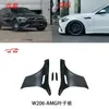 Adecuado para Mercedes-Benz Clase C 206 Parachoques Amgc63Gt Rejilla Garganta de Escape Labio Trasero Guardabarros Kit Grande de Contorno de Escape