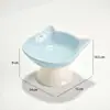 Tigela para pet em formato de gato, com pernas altas e proteção para o pescoço, diâmetro grande, capacidade grande, anti-derramamento, personalizável para negócios, um modelo de exportação mais vendido
