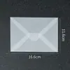 Envelopes de papel glassine transparente fosco de alto valor em estoque convite de cartão postal de casamento retrô armazenamento de envelope translúcido