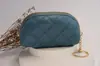 2025 Nuevo Modelo Billetera para Monedas Cartera Acolchada de Comercio Exterior Cartera Mini de Monedas de PU Bolsa para Llaves Cierre de Cremallera con Cadena